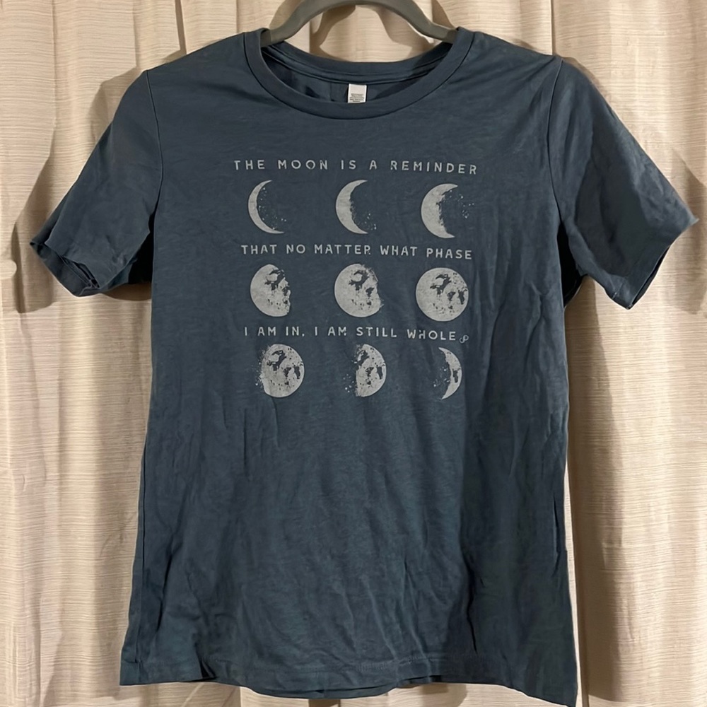 WOMENS GRAPHIC TEE MOTIVATIONAL QUOTES SIZE SMALL - Picture 1 of 3